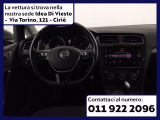 VOLKSWAGEN Golf 5p 1.6 tdi business 115cv dsg