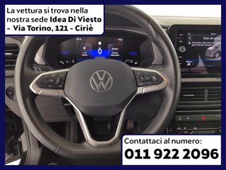 VOLKSWAGEN T-cross 1.0 tsi life 95cv