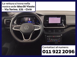 VOLKSWAGEN T-cross 1.0 tsi life 95cv